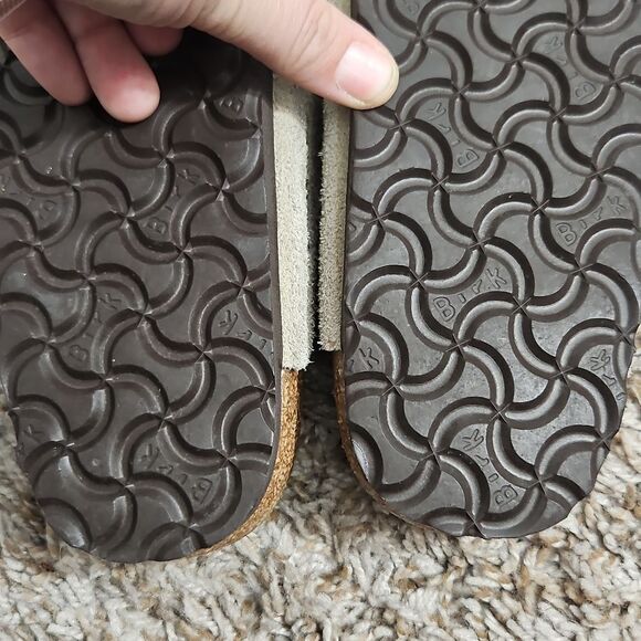 Birkenstock Arizona Suede Sandals – Taupe / Light Gray – Size 42 (Men’s 9–9.5) main image 4